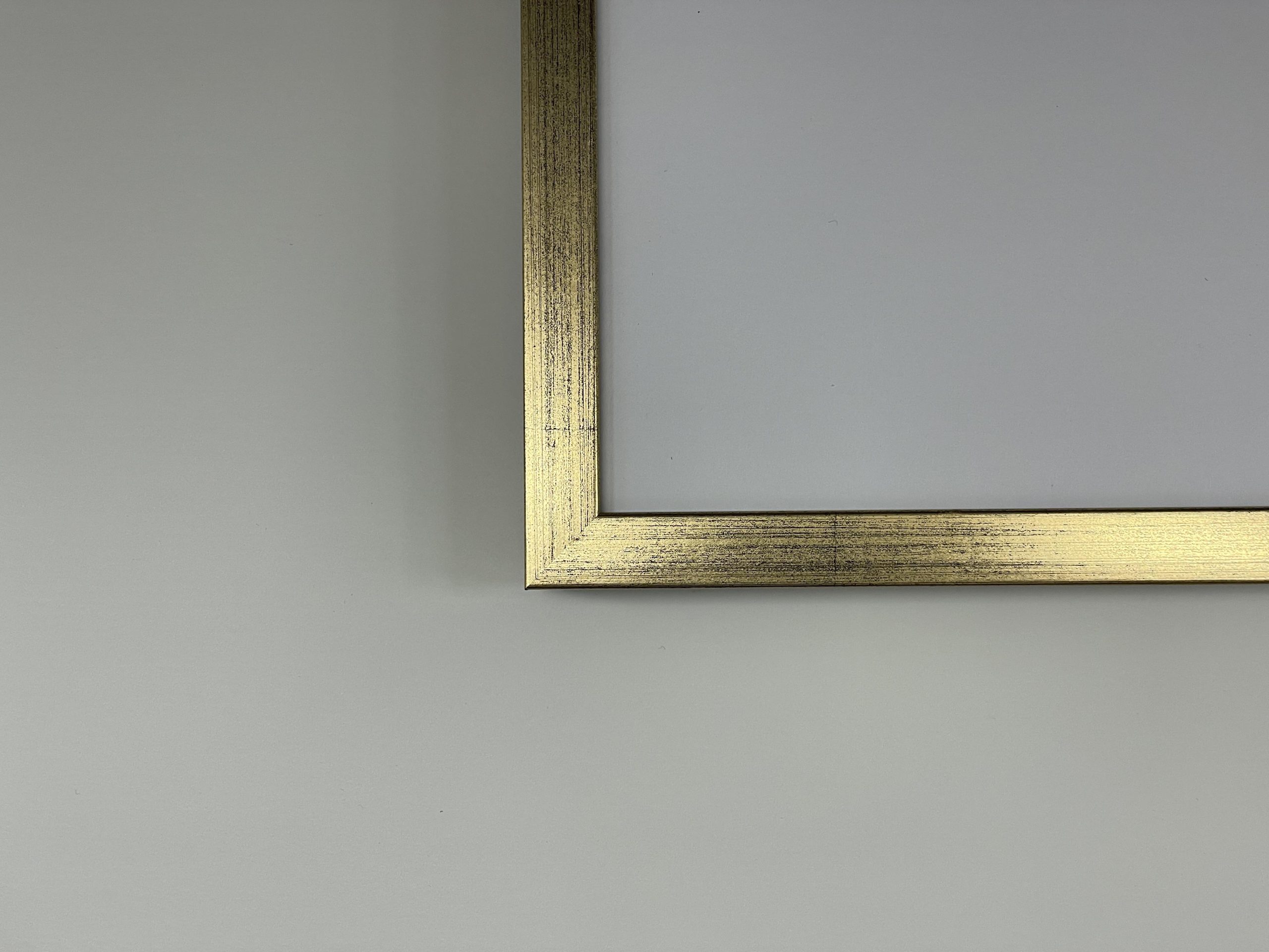 Guld ram och glas - valfritt mått - Bild 2